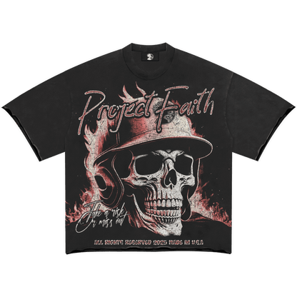 Flame Skull T Shirt
