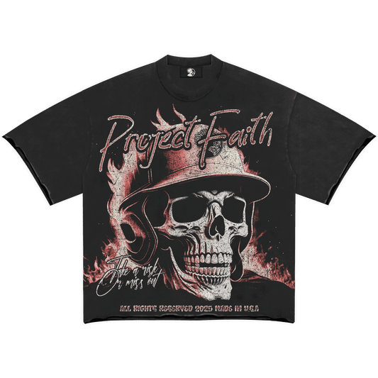 Flame Skull T Shirt